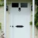 Hardwood front door, Chilbolton, Hampshire 